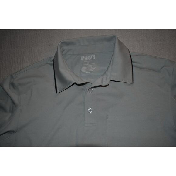 37546 Duluth Trading Golf Polo Shirt Front Pocket Gray Mens Size Medium - Picture 7 of 7